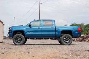 GMC Sierra 1500 Suspension Lift Kit - Front + Rear - Rough Country - 7 Inch Lift Kit | Cast Steel | Vertex - '14-'18